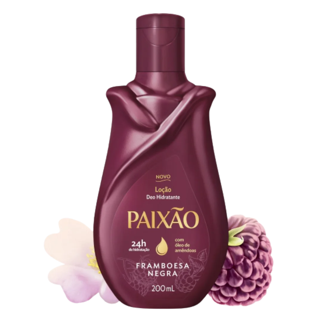 Lotion Paixao framboise negra 200ml