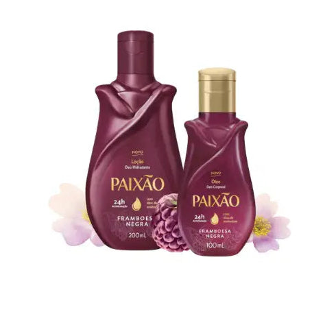 Huile et crème corporelle paixao